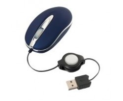 Mysz TRACER TRM-125 MINI BLUE USB niebieski i 09436